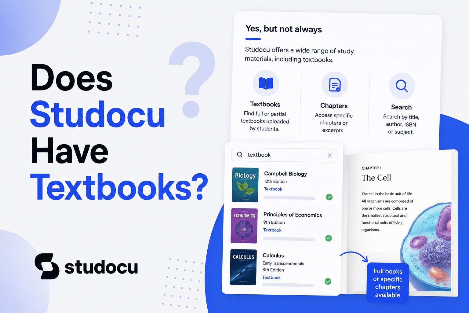 Does Studocu Have Textbooks?